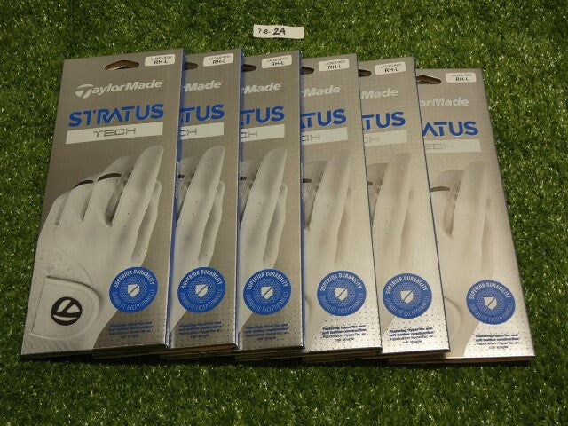 6 TaylorMade Stratus Tech Womens Large Golf Gloves Worn On Right Hand New