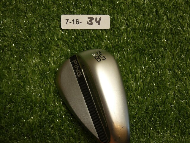 Ping S259 Hydropearl Chrome 58* 8* Lob Wedge B Grind ZZ115 Steel Black Dot New