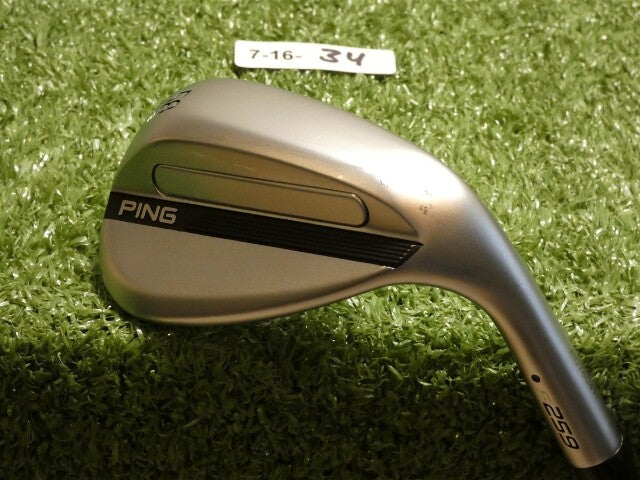 Ping S259 Hydropearl Chrome 58* 8* Lob Wedge B Grind ZZ115 Steel Black Dot New
