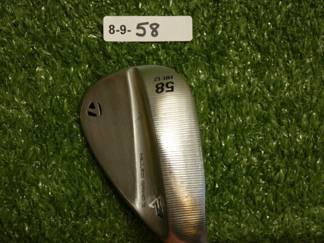 TaylorMade Milled Grind MG3 Chrome 58* 12* Lob Wedge HB DG S200 Steel Excellent