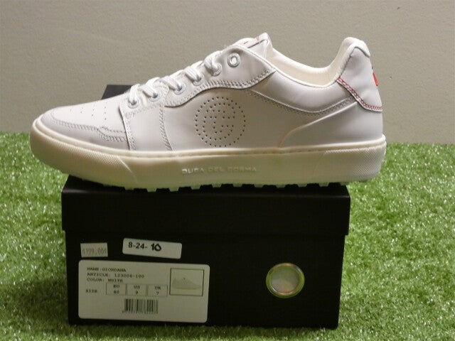 Duca Del Cosma Womens Giordana Golf Shoes Size 9 EU 40 White 123004-100 New