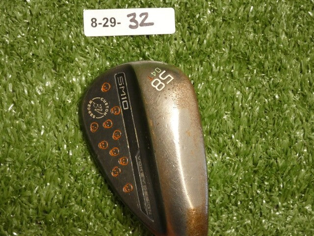 Titleist SM10 Jet Black Custom 58-4* Lob Wedge T Grind SteelFiber Stiff Graphite