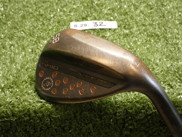 Titleist SM10 Jet Black Custom 58-4* Lob Wedge T Grind SteelFiber Stiff Graphite