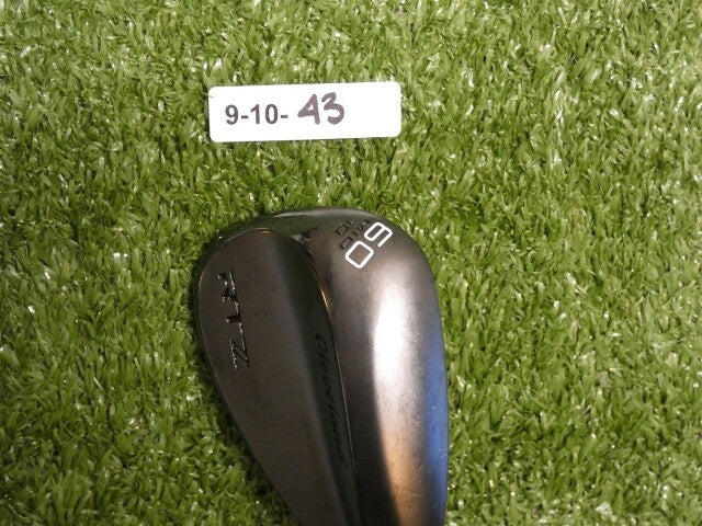 Cleveland RTZ ZipCore Black Satin 60* 10* Lob Wedge Mid DG Spinner Steel Mint