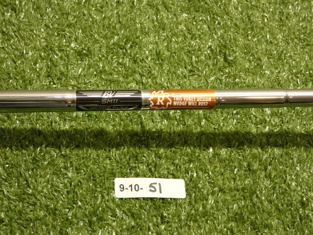 Titleist Vokey SM11 Jet Black 52* 08* Gap Wedge F Grind Dynamic Gold Steel New