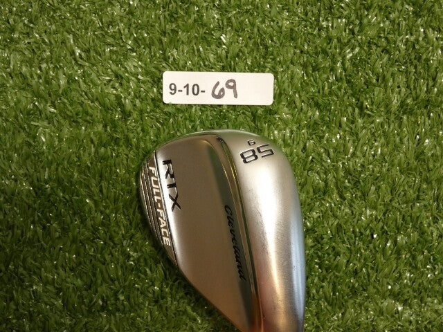 Cleveland RTX Full-Face 58* 9* Lob Wedge Recoil 110 F4 Stiff Graphite Excellent