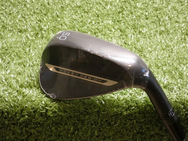 Titleist Vokey SM11 Jet Black 50* 08* Gap Wedge F Grind Dynamic Gold Steel New