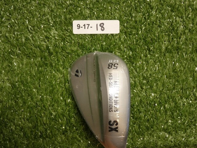 TaylorMade Milled Grind MG5 Satin Chrome 58* 11* Lob Wedge SX DG 115 Steel New