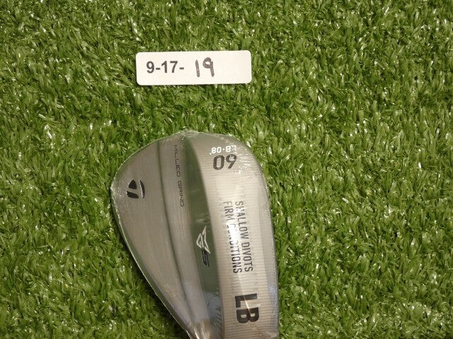 TaylorMade Milled Grind MG5 Satin Chrome 60* 08* Lob Wedge LB DG 115 Steel New