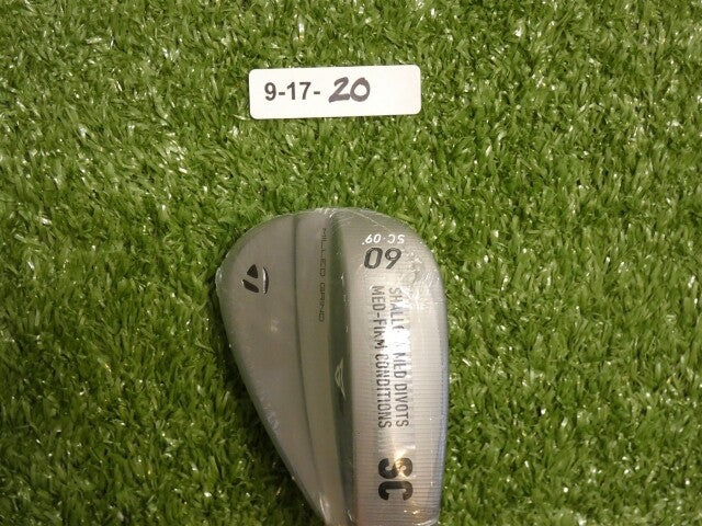 TaylorMade Milled Grind MG5 Satin Chrome 60* 09* Lob Wedge SC DG 115 Steel New
