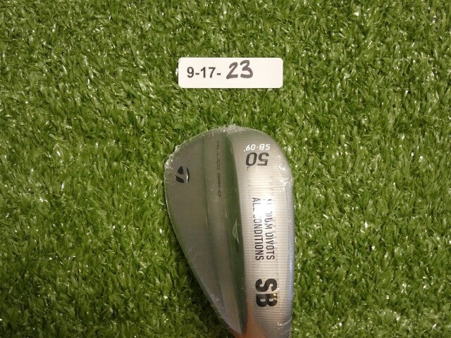 TaylorMade Milled Grind MG5 Satin Chrome 50* 09* Gap Wedge SB DG 115 Steel New