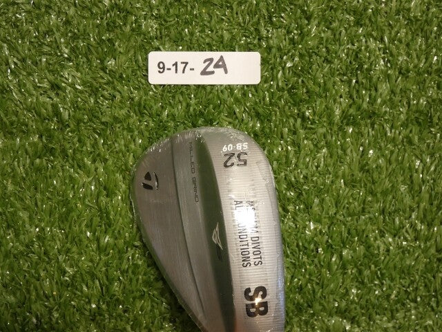 TaylorMade Milled Grind MG5 Satin Chrome 52* 09* Gap Wedge SB DG 115 Steel New