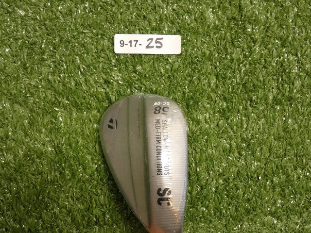 TaylorMade Milled Grind MG5 Satin Chrome 58* 09* Lob Wedge SC DG 115 Steel New