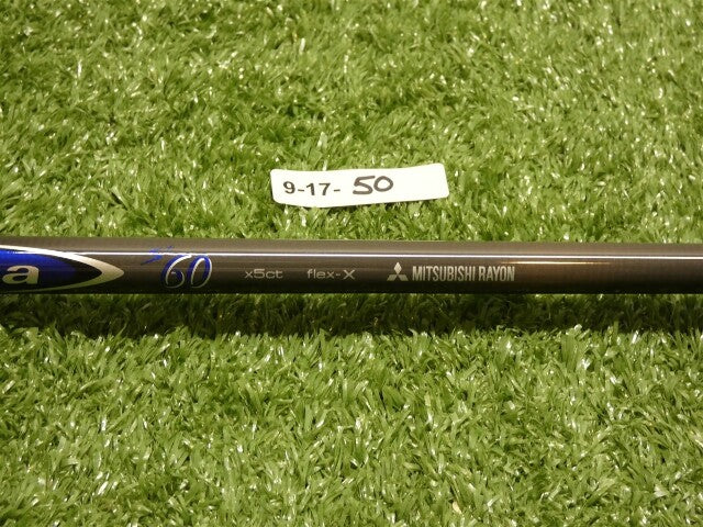 Titleist Mitsubishi Diamana S+ Blue x5ct 60 X Extra Stiff Driver Shaft w/Tip