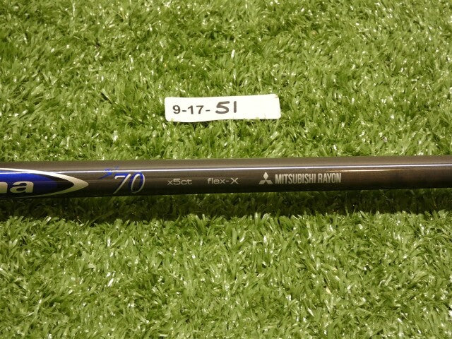 Titleist Mitsubishi Diamana S+ Blue x5ct 70 X Extra Stiff Driver Shaft w/Tip