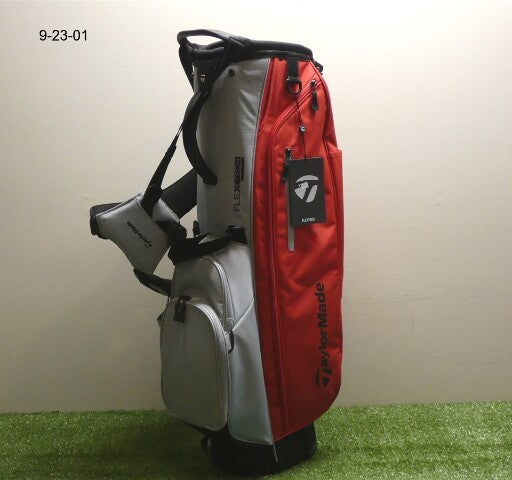TaylorMade TM24 FlexTech 4-Way Carry Stand Golf Bag Grey/Red New