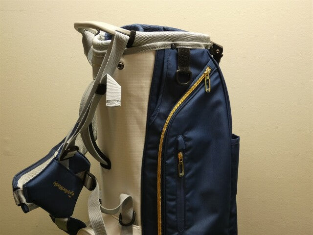 TaylorMade Kalea Gold 4-Way Womens Carry Stand Golf Bag White/Navy New