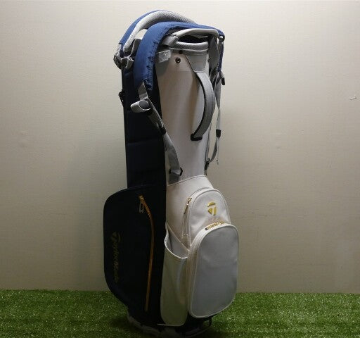 TaylorMade Kalea Gold 4-Way Womens Carry Stand Golf Bag White/Navy New