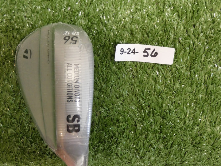 TaylorMade Milled Grind MG5 Satin Chrome 56* 12* Sand Wedge SB DG 115 Steel New