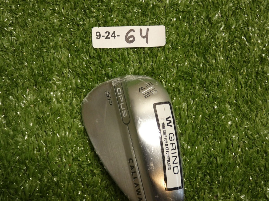 Callaway Opus SP Chrome 52* 12* Gap Wedge W Grind Dynamic Gold S200 Steel New