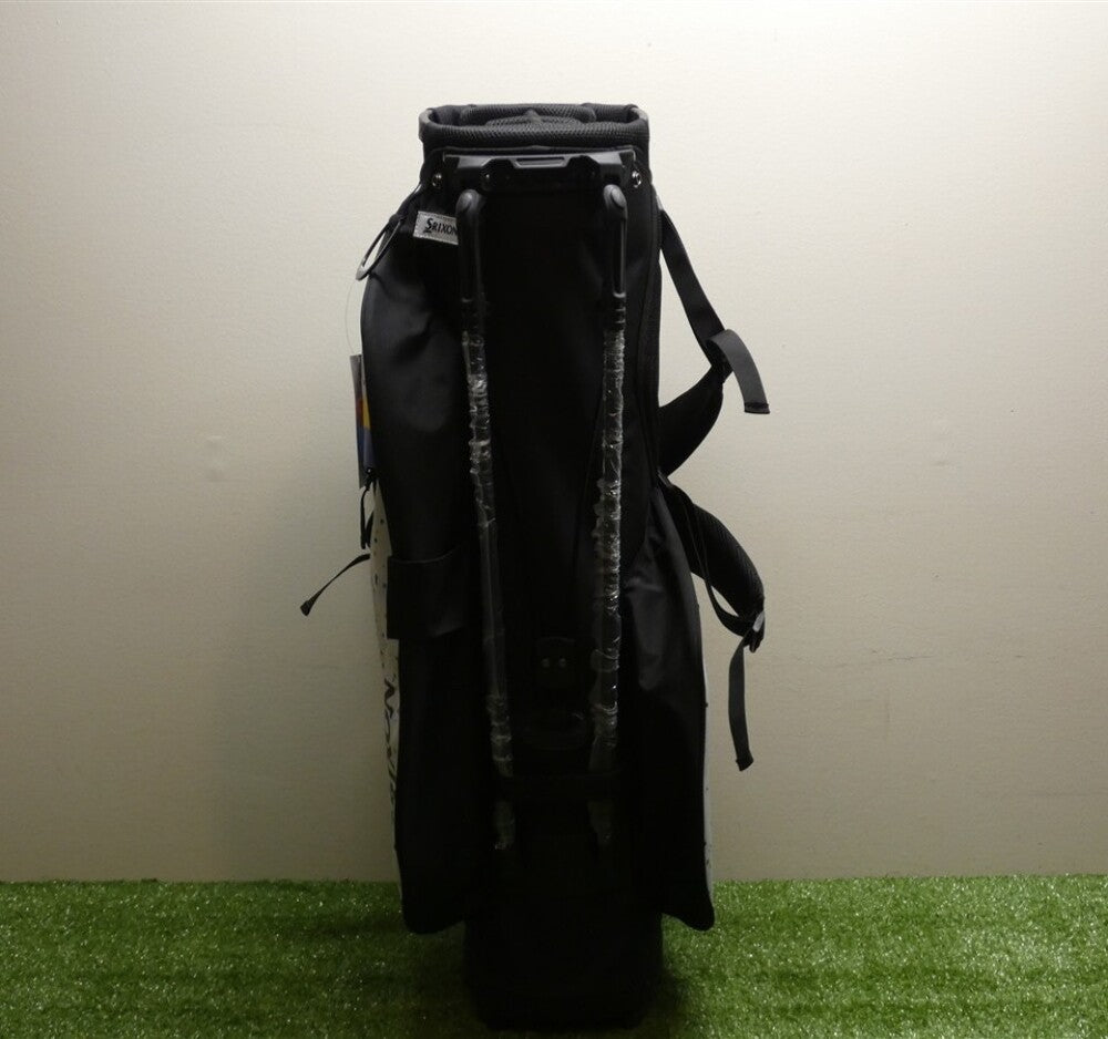 Srixon Tour Ink S3 6-Way Carry Stand Golf Bag White Ink Splatter New