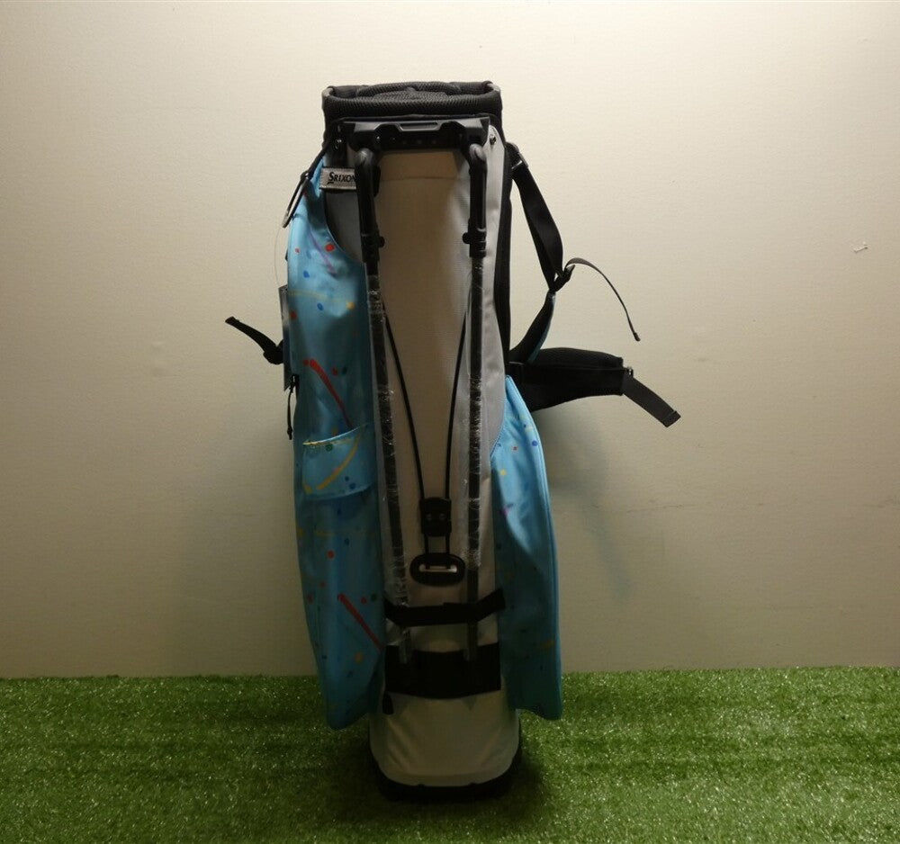 Srixon Tour Ink S3 6-Way Carry Stand Golf Bag Blue Ink Splatter New