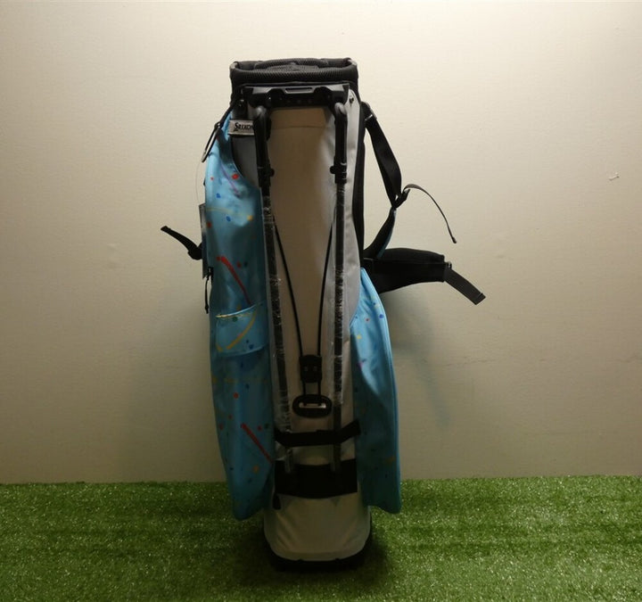 Srixon Tour Ink S3 6-Way Carry Stand Golf Bag Blue Ink Splatter New