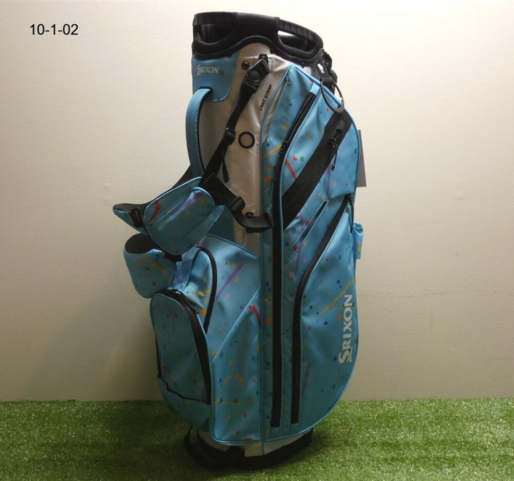 Srixon Tour Ink S3 6-Way Carry Stand Golf Bag Blue Ink Splatter New