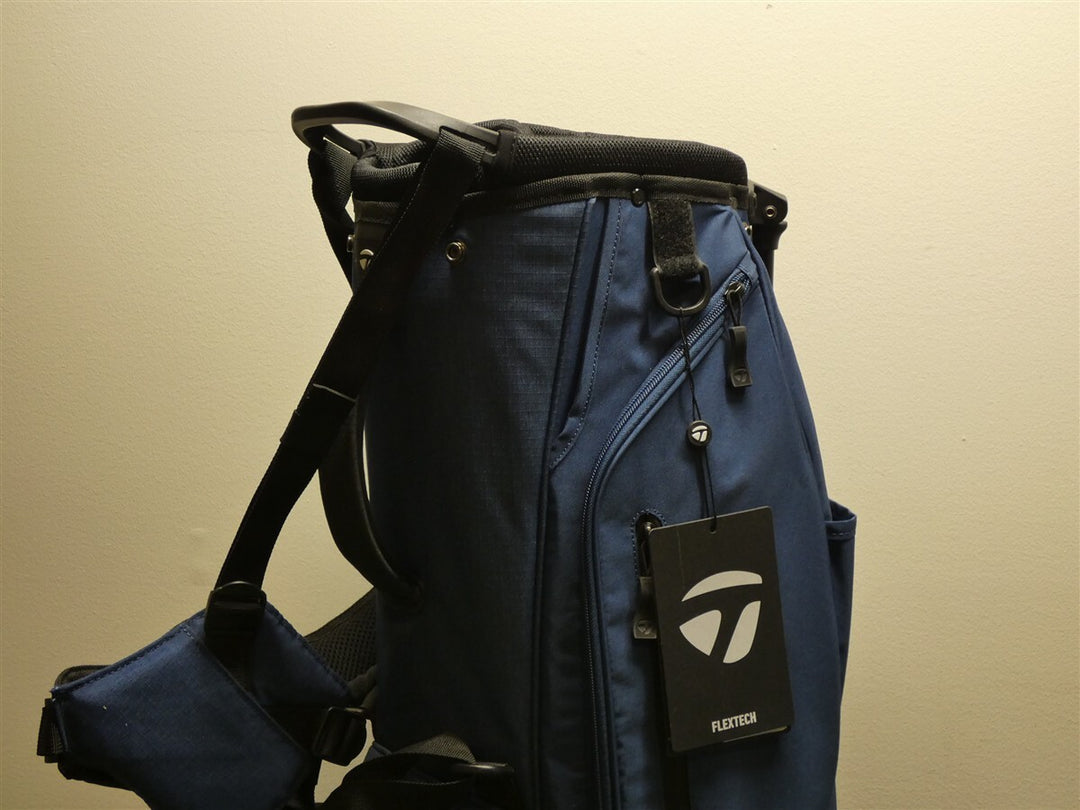 TaylorMade TM24 FlexTech 4-Way Carry Stand Golf Bag Navy Blue New