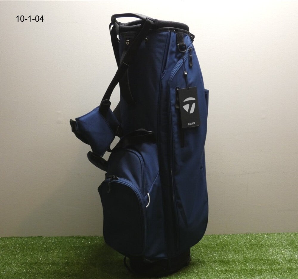 TaylorMade TM24 FlexTech 4-Way Carry Stand Golf Bag Navy Blue New