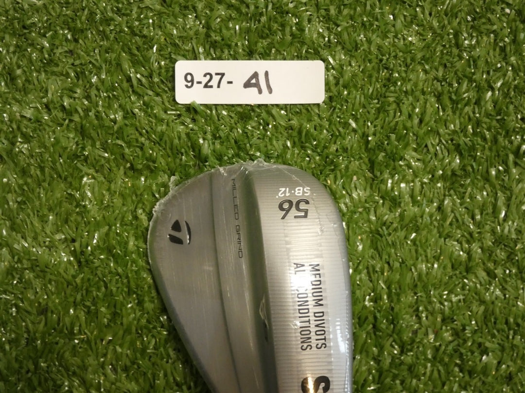 TaylorMade Milled Grind MG5 Satin Chrome 56* 12* Sand Wedge SB DG 115 Steel New