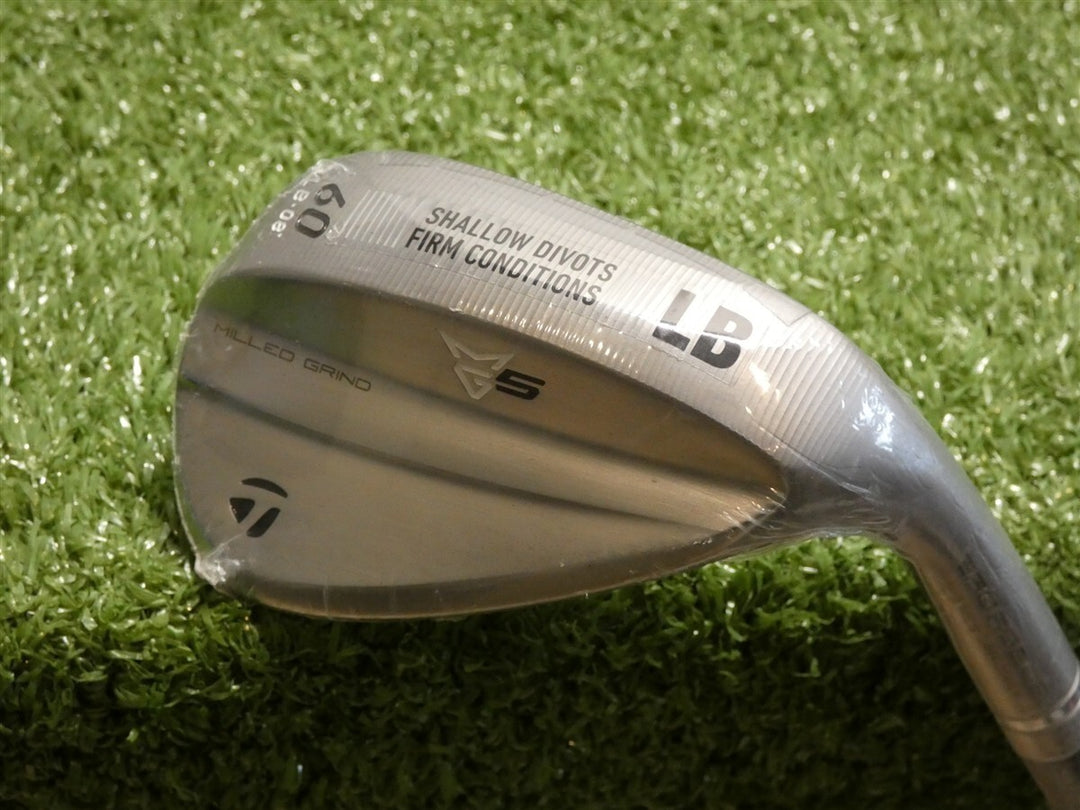 TaylorMade Milled Grind MG5 Satin Chrome 60* 08* Lob Wedge LB DG 115 Steel New