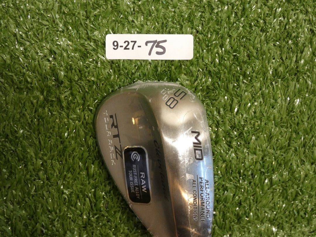 Cleveland RTZ Tour Rack Raw 58* 10* Lob Wedge Mid DG S400 Stiff Steel New