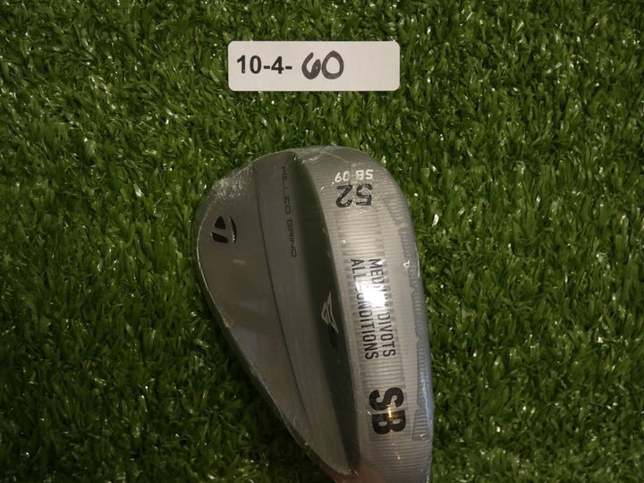 TaylorMade Milled Grind MG5 Satin Chrome 52* 09* Gap Wedge SB DG 115 Steel New