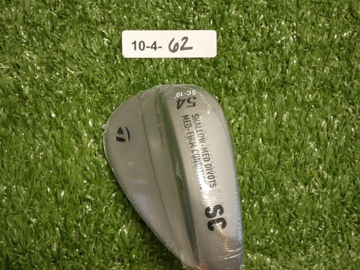TaylorMade Milled Grind MG5 Satin Chrome 54* 10* Sand Wedge SC DG 115 Steel New