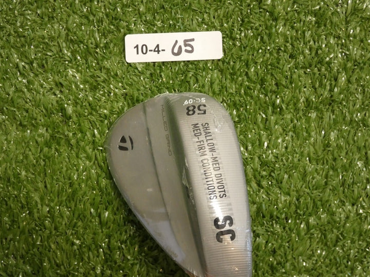TaylorMade Milled Grind MG5 Satin Chrome 58* 09* Lob Wedge SC DG 115 Steel New