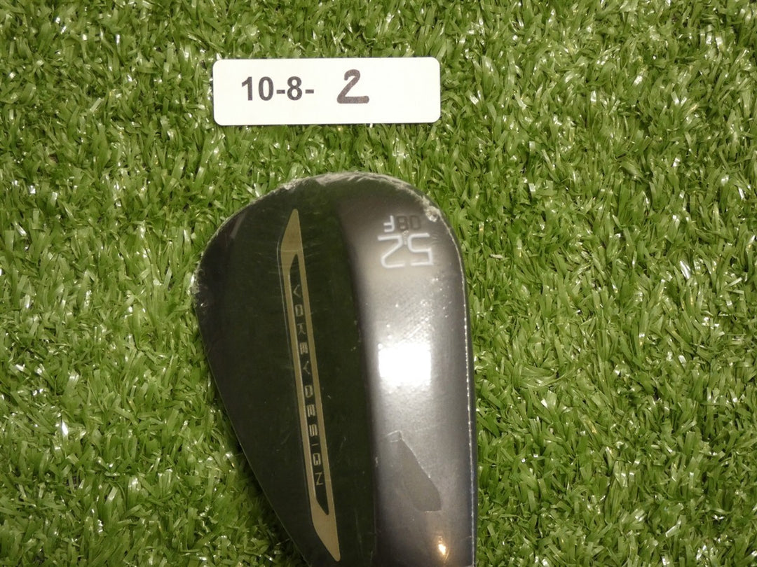 Titleist Vokey SM11 Jet Black 52* 08* Gap Wedge F Grind Dynamic Gold Steel New