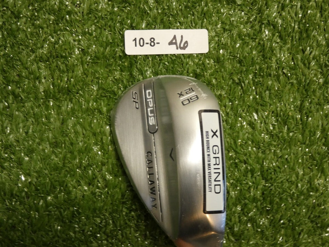 Callaway Opus SP Chrome 60* 12* Lob Wedge X Grind Dynamic Gold S200 Steel New