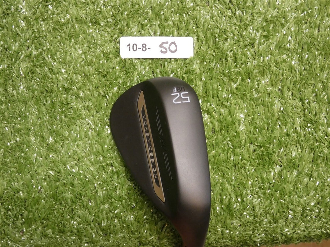 Titleist Vokey SM11 Jet Black 52* 08* Gap Wedge F Grind Dynamic Gold Steel New