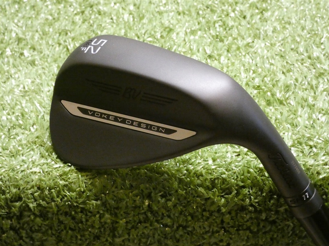 Titleist Vokey SM11 Jet Black 52* 08* Gap Wedge F Grind Dynamic Gold Steel New