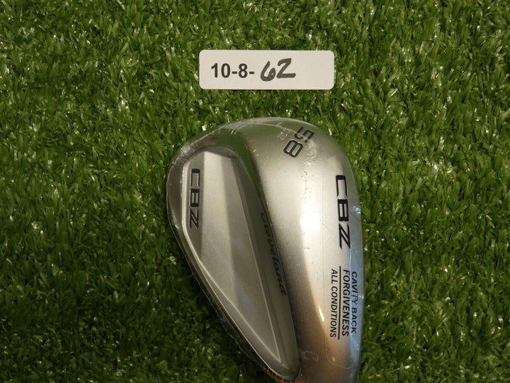 Cleveland CBZ ZipCore Tour Satin 58* 12* Lob Wedge KBS Hi-Rev G 80 Graphite New