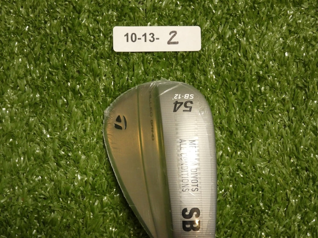 TaylorMade Milled Grind MG5 Satin Chrome 54* 12* Sand Wedge SB DG 115 Steel New
