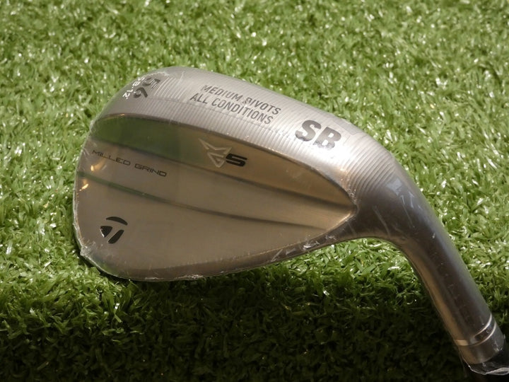 TaylorMade Milled Grind MG5 Satin Chrome 56* 12* Sand Wedge SB DG 115 Steel New