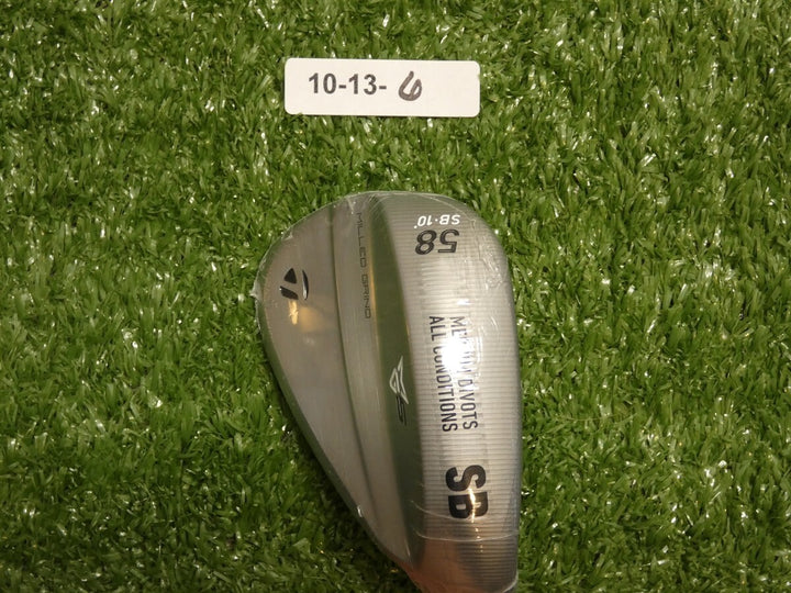 TaylorMade Milled Grind MG5 Satin Chrome 58* 10* Lob Wedge SB DG 115 Steel New