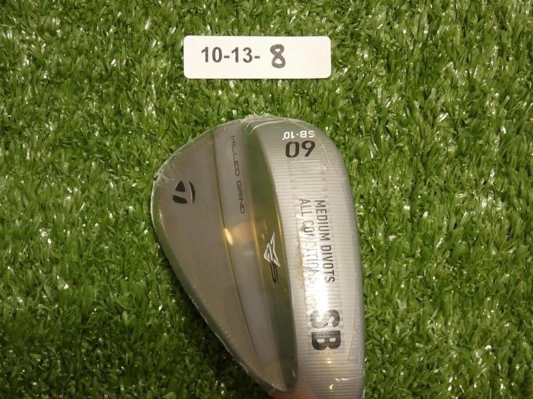 TaylorMade Milled Grind MG5 Satin Chrome 60* 10* Lob Wedge SB DG 115 Steel New