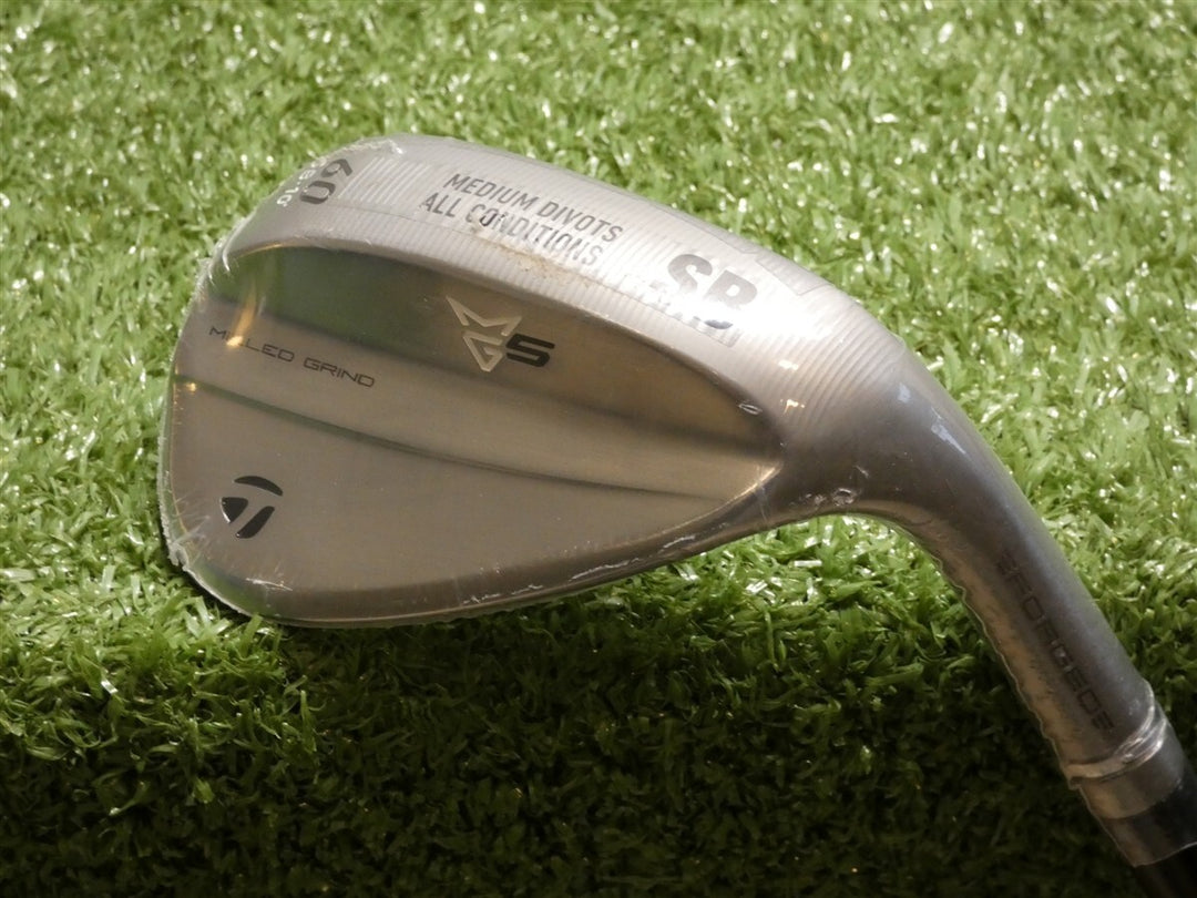 TaylorMade Milled Grind MG5 Satin Chrome 60* 10* Lob Wedge SB DG 115 Steel New