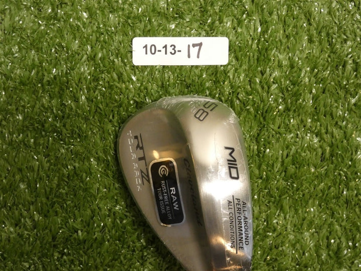 Cleveland RTZ Tour Rack Raw 58* 10* Lob Wedge Mid Dynamic Gold S400 Steel New