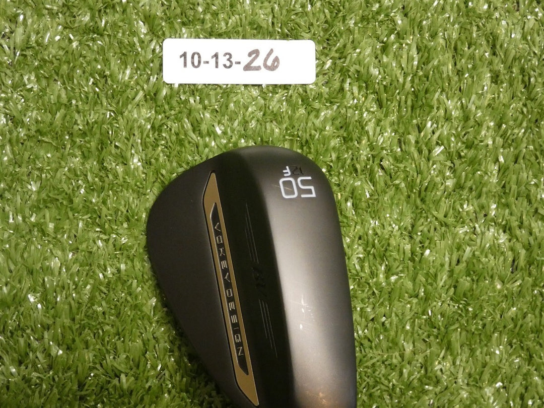 Titleist Vokey SM11 Jet Black 50* 12* Gap Wedge F Grind Dynamic Gold Steel New