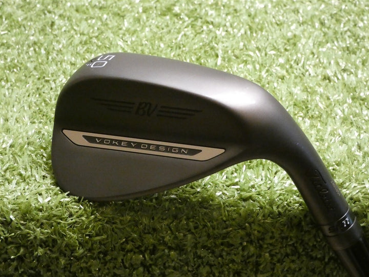 Titleist Vokey SM11 Jet Black 50* 12* Gap Wedge F Grind Dynamic Gold Steel New