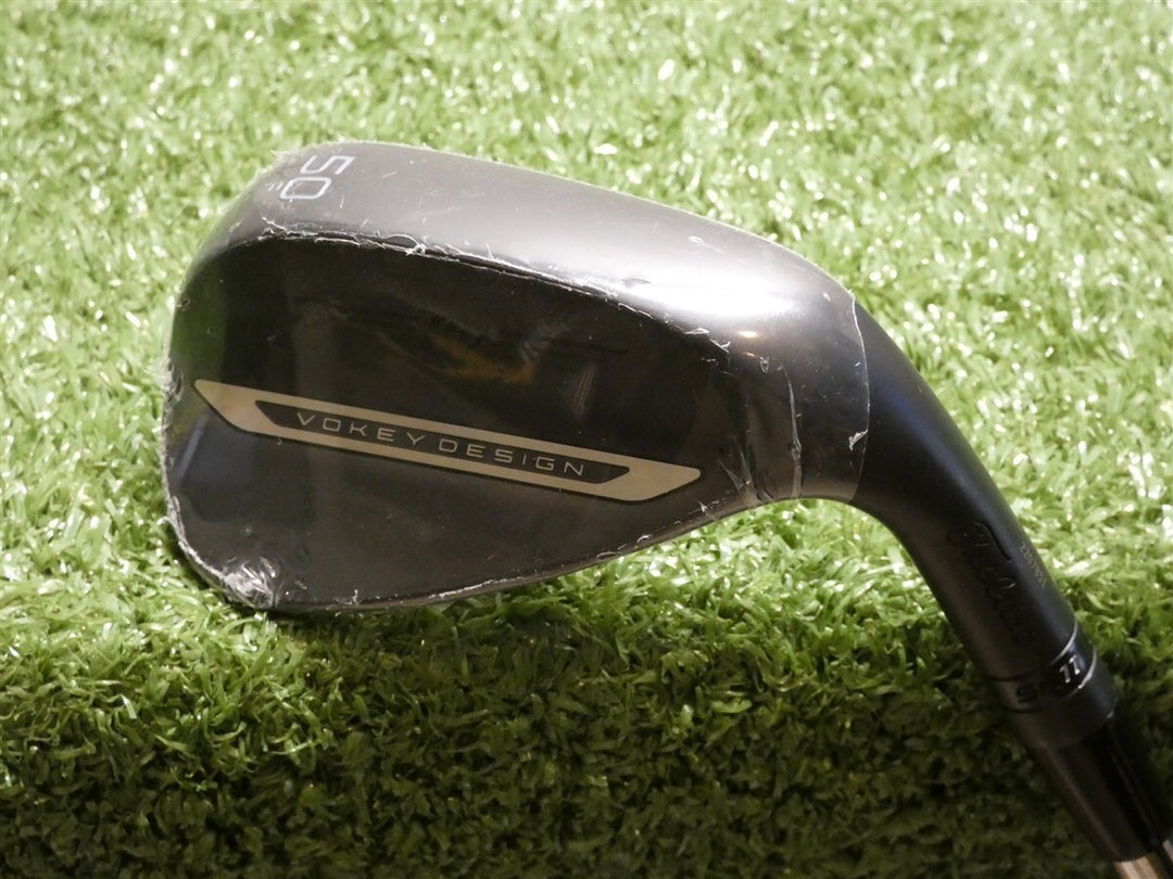 Titleist Vokey SM11 Jet Black 50* 12* Gap Wedge F Grind Dynamic Gold Steel New